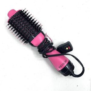 Revlon One-Step Hair Dryer Volumizer Hot Air Brush Black & Pink NEW